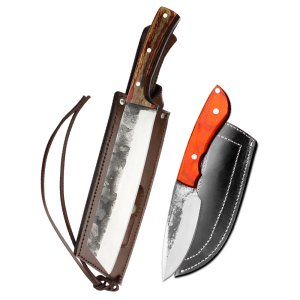 Wildwood Wranglers-Bushcraft and Skinning 2 pcs Knife Set By Almazan Knives®